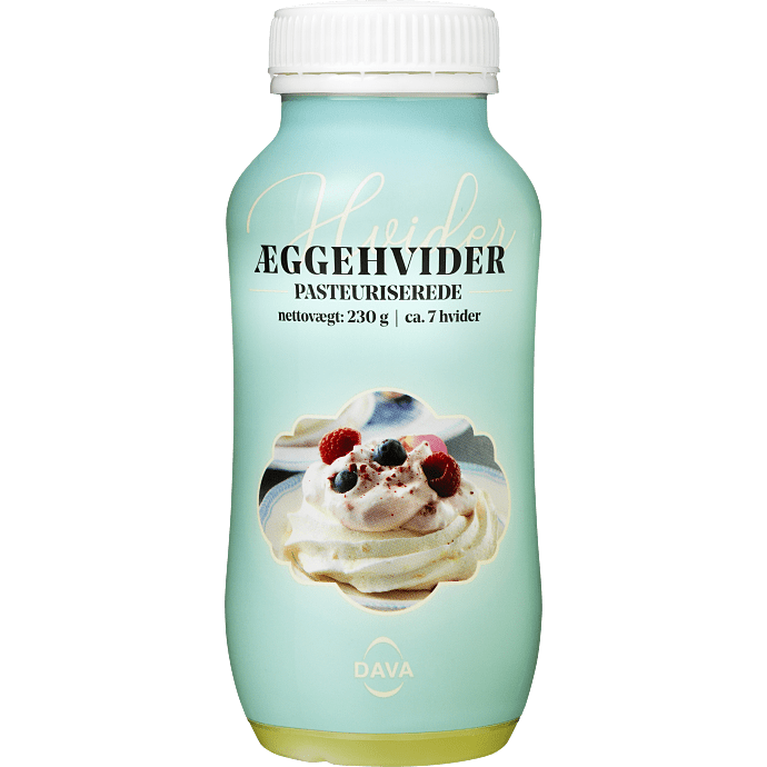 Pasteuriserede æggehvider fra skrabeæg