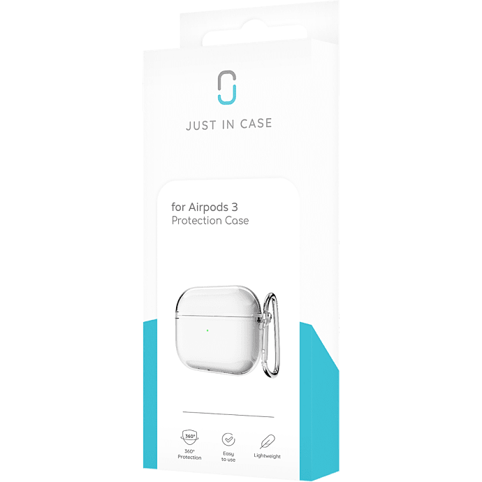 Just In Case etui til Apple AirPods 3 - gennemsigtig