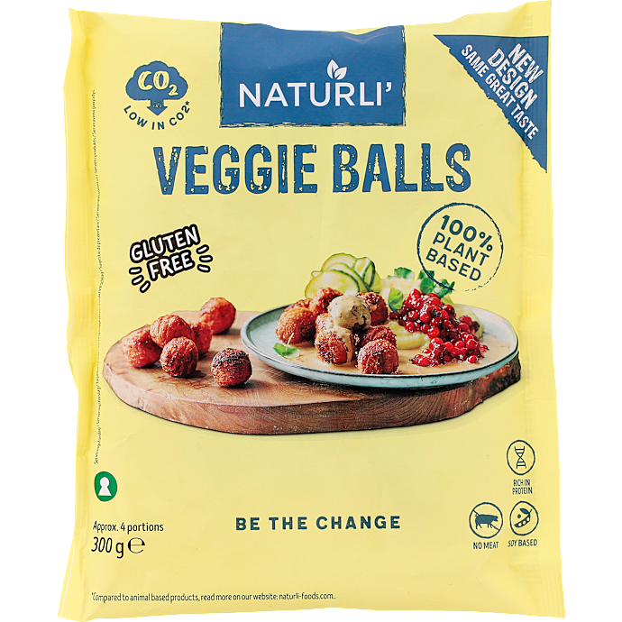 Plantebaserede veggie balls