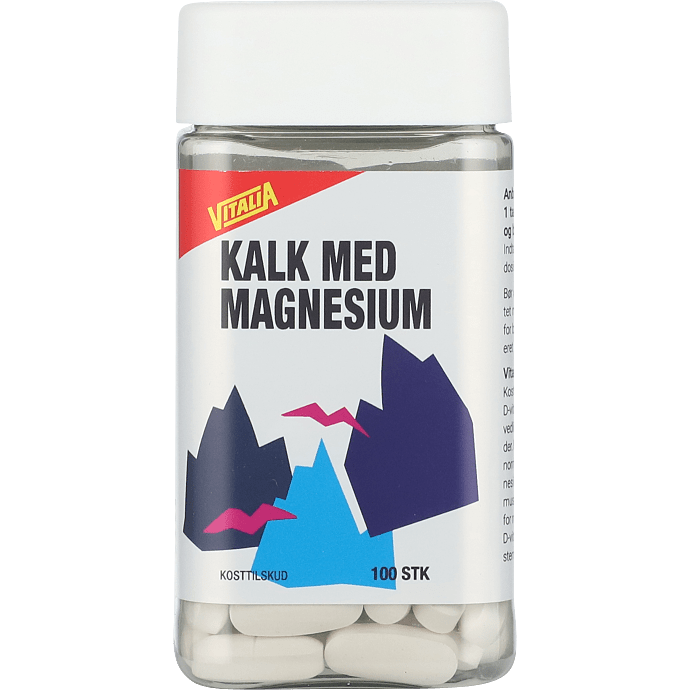Kosttilskud m. kalk og magnesium