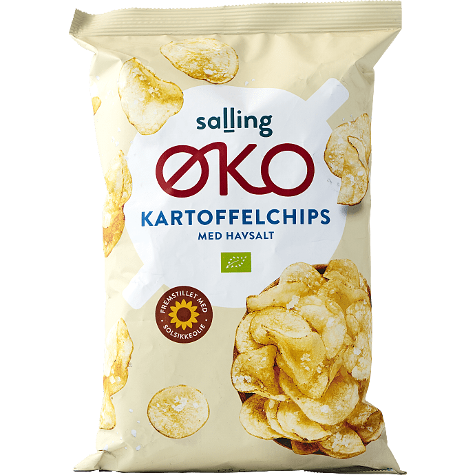 Chips m. havsalt øko