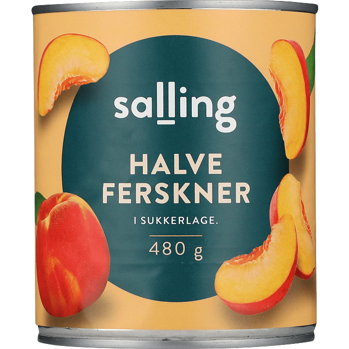 Halve ferskner