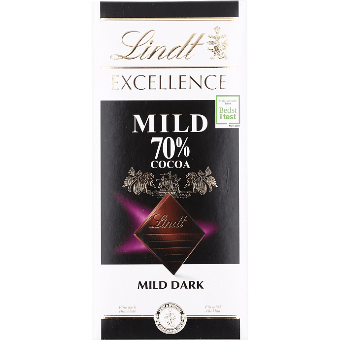 Mørk chokolade 70% kakao