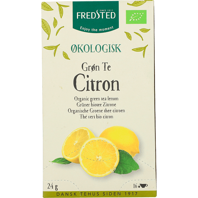 Grøn te m. citron øko