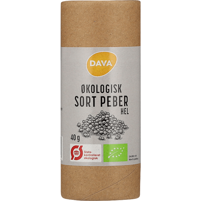 Hele sort peber øko