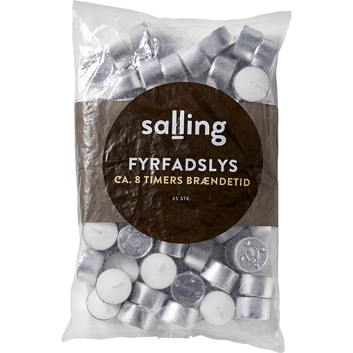 Salling fyrfadslys 65-pak - Hvid