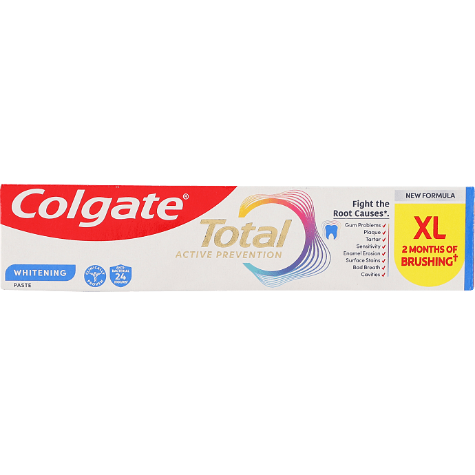 Tandpasta m. whitening effekt