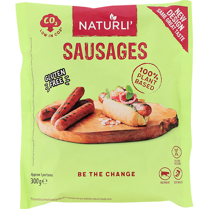 Plantebaserede pølser vegansk