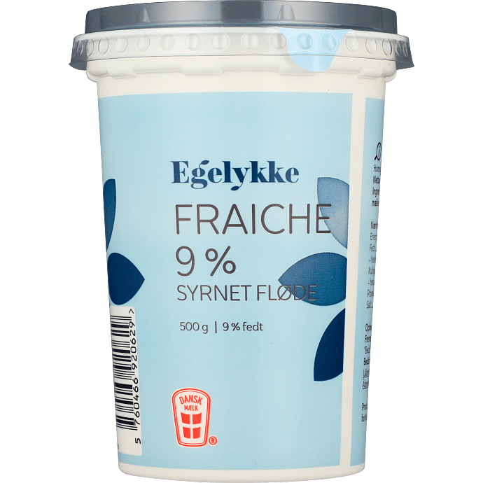 Fraiche af syrnet fløde 9% fedt
