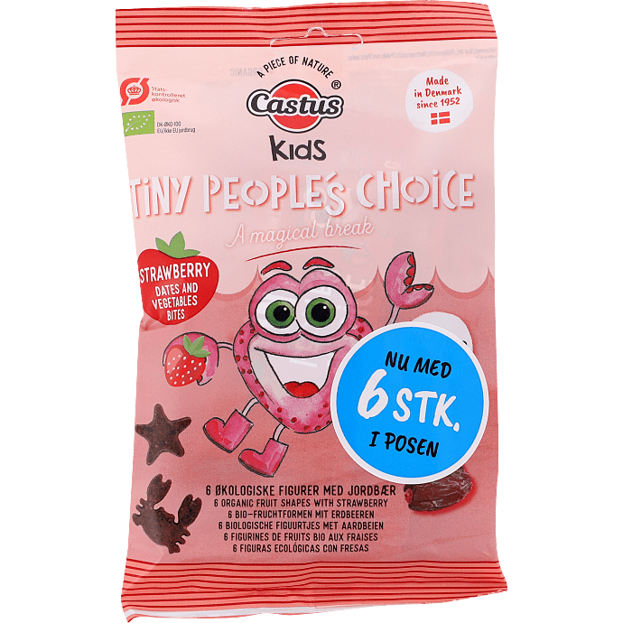 Frugtsnacks m. jordbær øko
