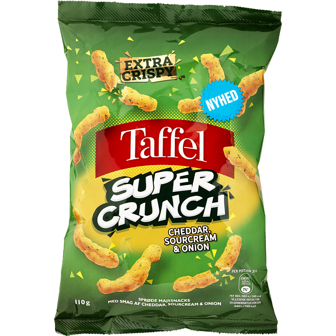 Chips m. cheddar og sour cream & onion