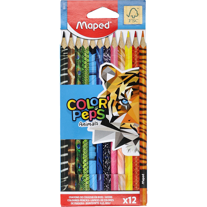 Maped farveblyanter 12-pak - dyr