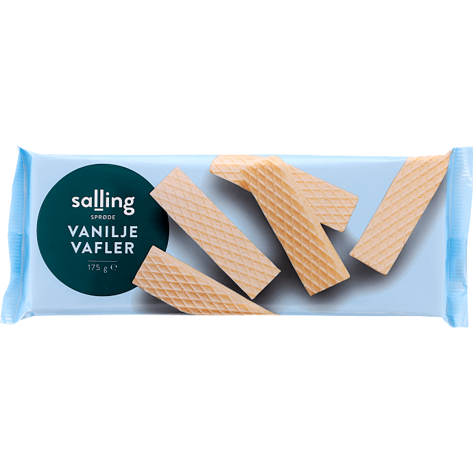 Vafler m. vaniljesmag