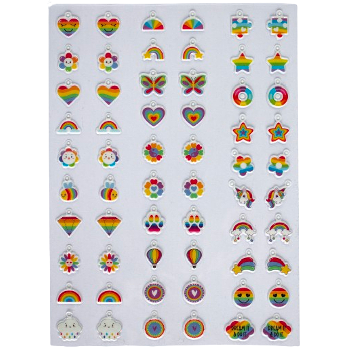 Puff Charm Art armbåndssæt - Rainbow