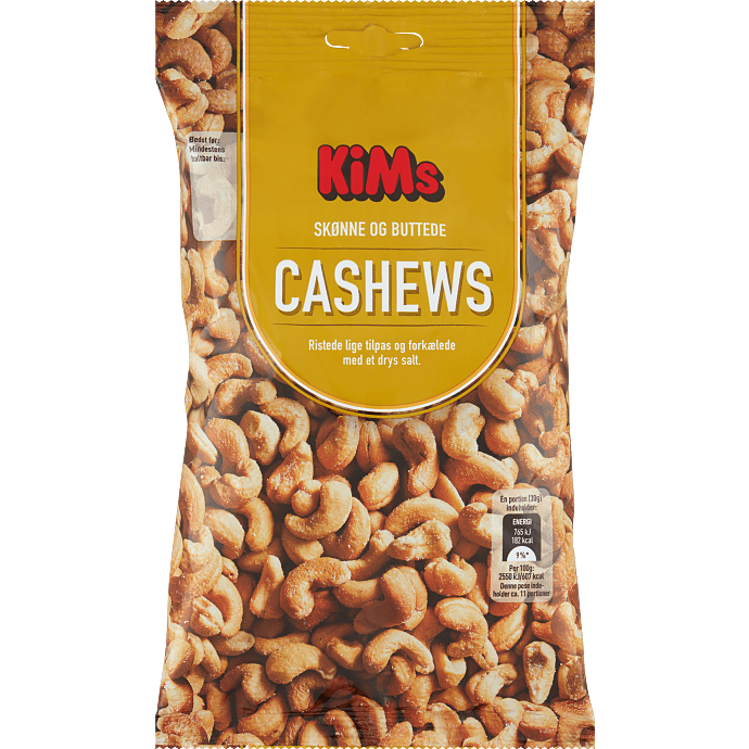 Ristede cashewnødder m. salt