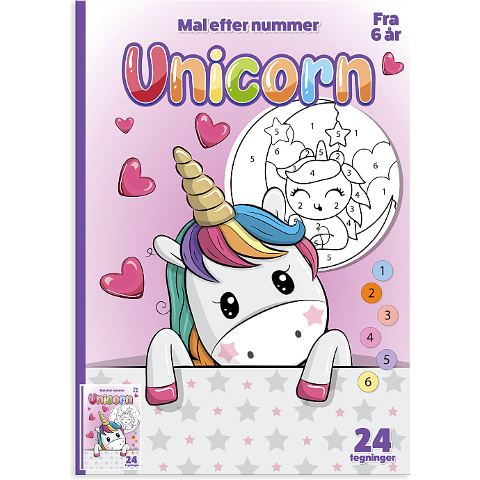 Mal efter nummer - Unicorn