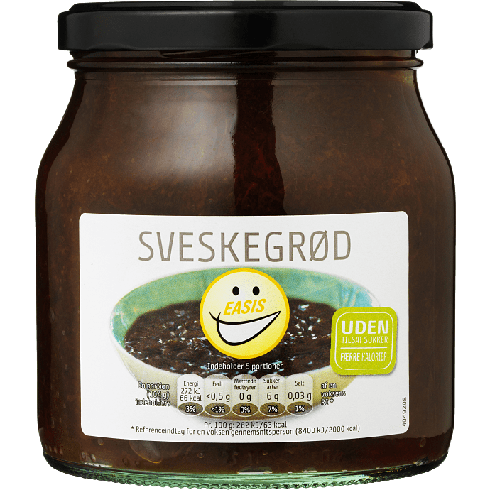 Sveskegrød u. tilsat sukker