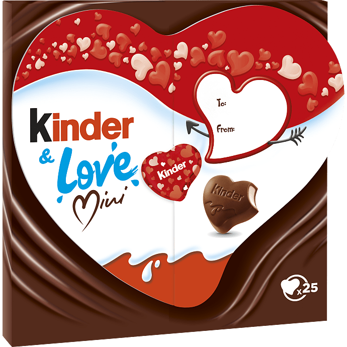 Chokoladehjerter i æske