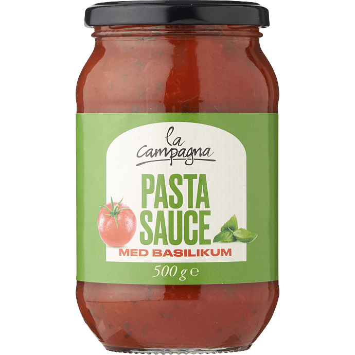 Pastasauce m. basilikum