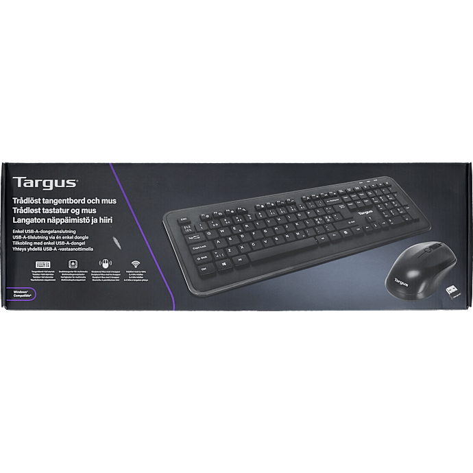 Targus trådløst keyboard og mus
