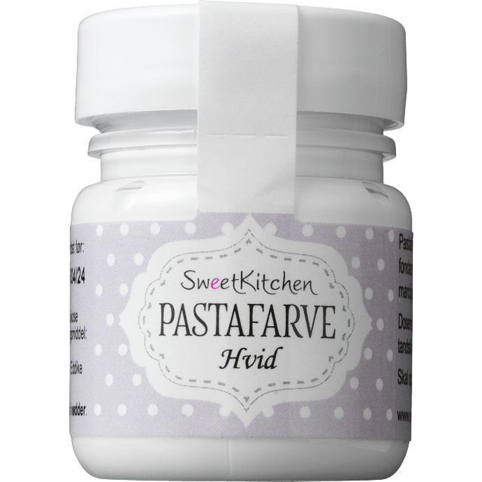 Pastafarve hvid