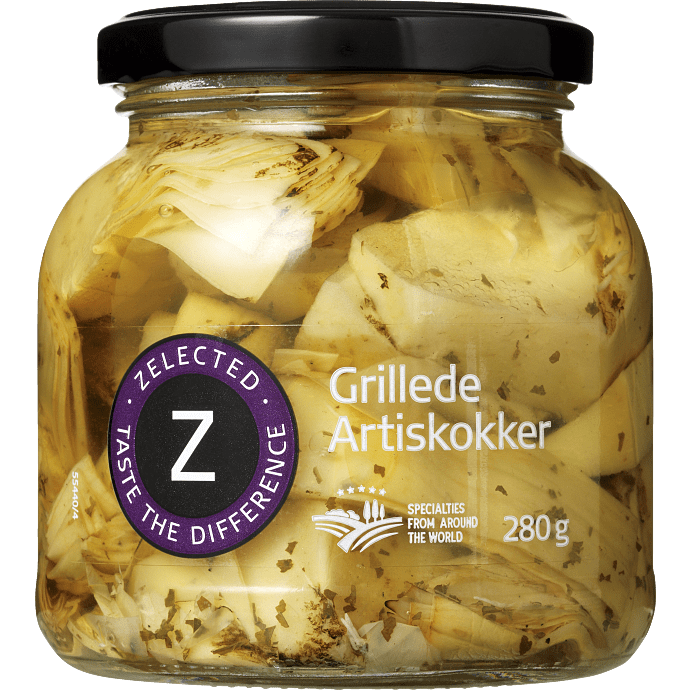 Grillede artiskokker