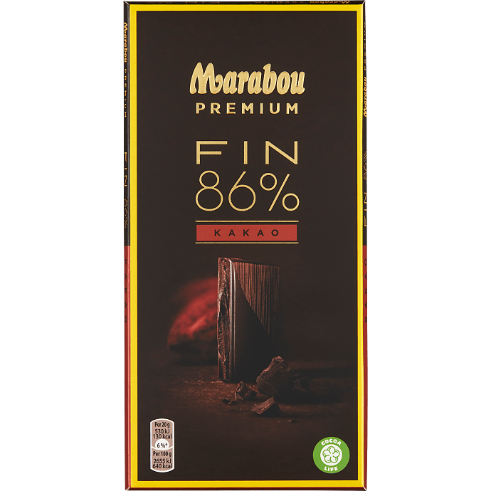 Mørk chokolade 86% kakao