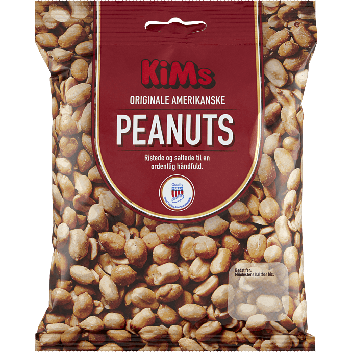 Ristede og saltede peanuts
