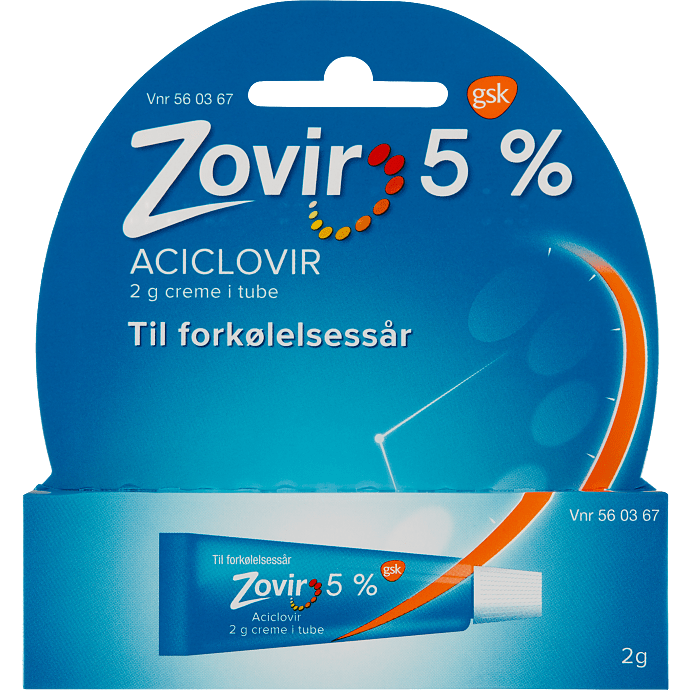 Salve til forkølelsessår 5%