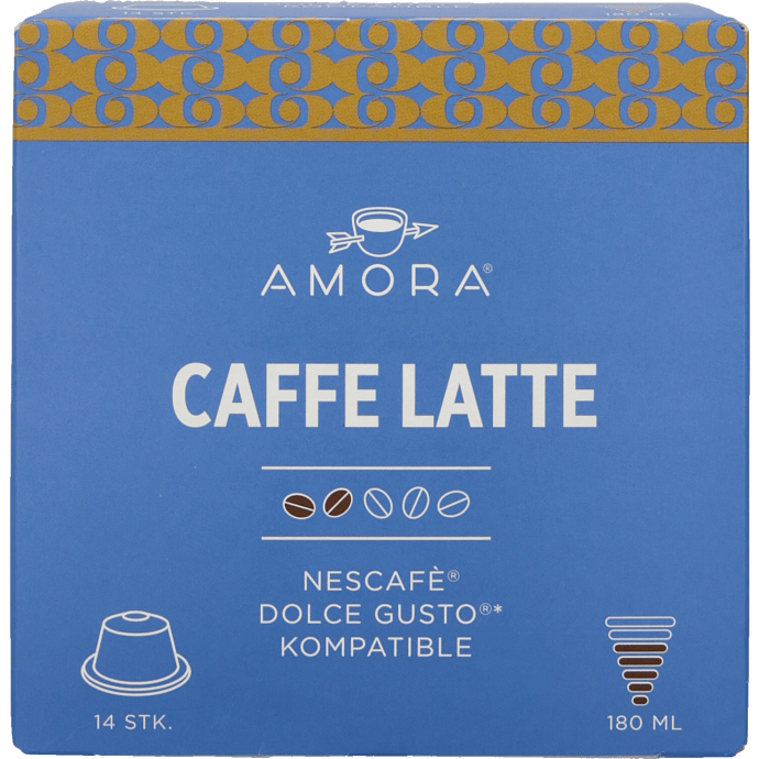 Caffe latte kaffekapsler