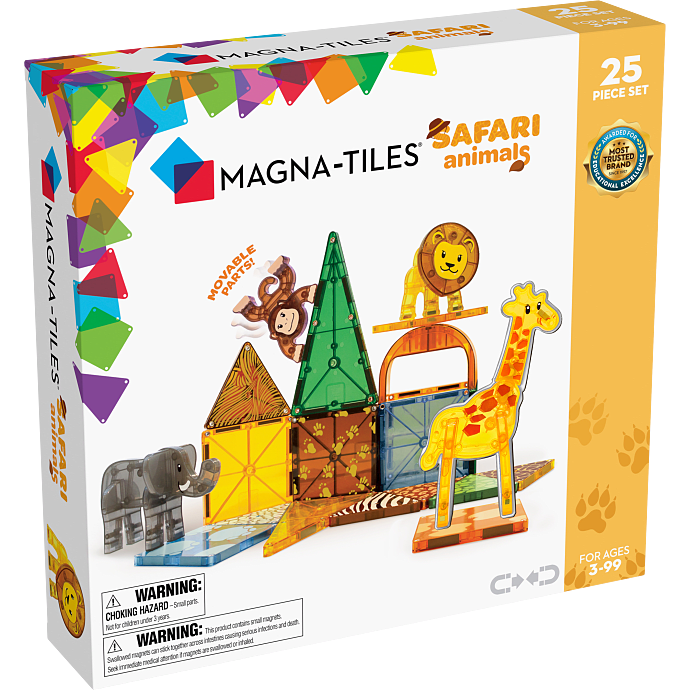 Magna-Tiles Safari Animals sæt 25 dele