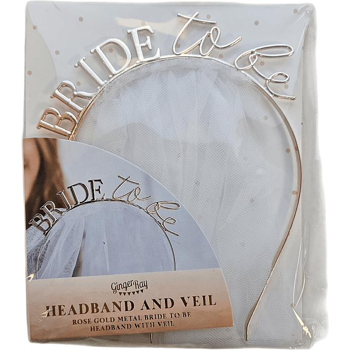 Hårbøjle "Bride to be" - Rosegold