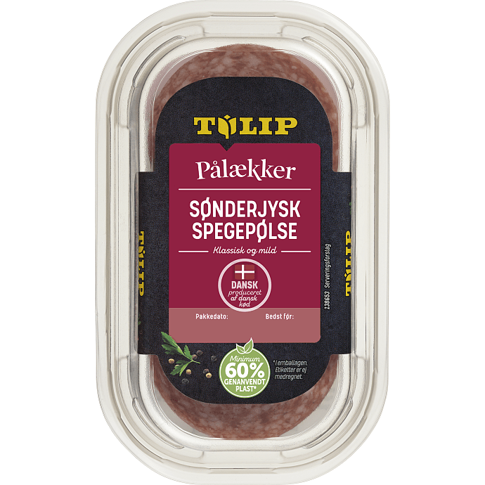 Sønderjysk spegepølse i skiver