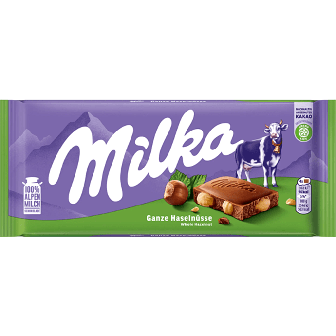 Mælkechokolade m. hasselnødder