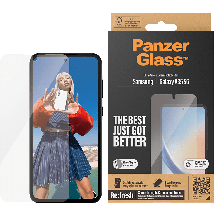 PanzerGlass skærmbeskyttelse Samsung Galaxy A35 5G