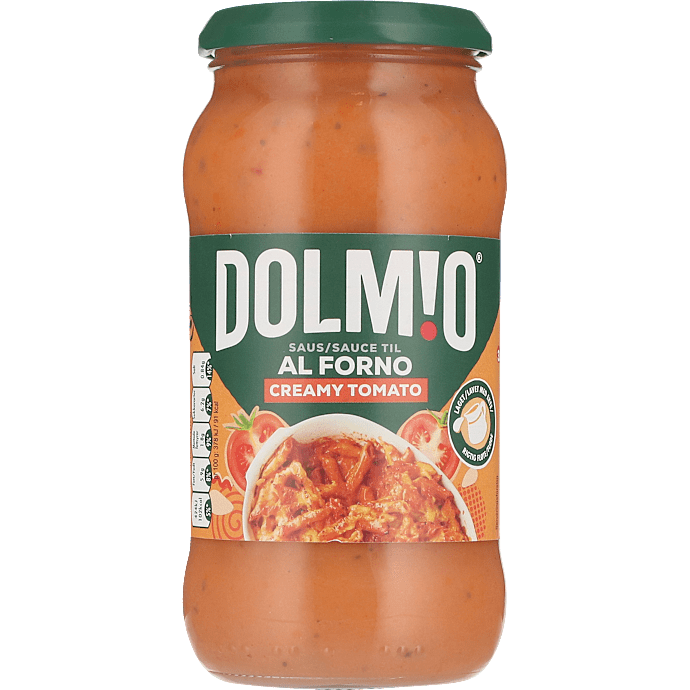 Pastasauce m. tomat, ost og fløde