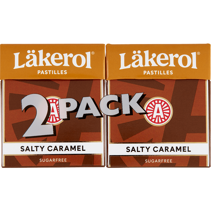 Lakridspastiller m. saltkaramelsmag sukkerfri