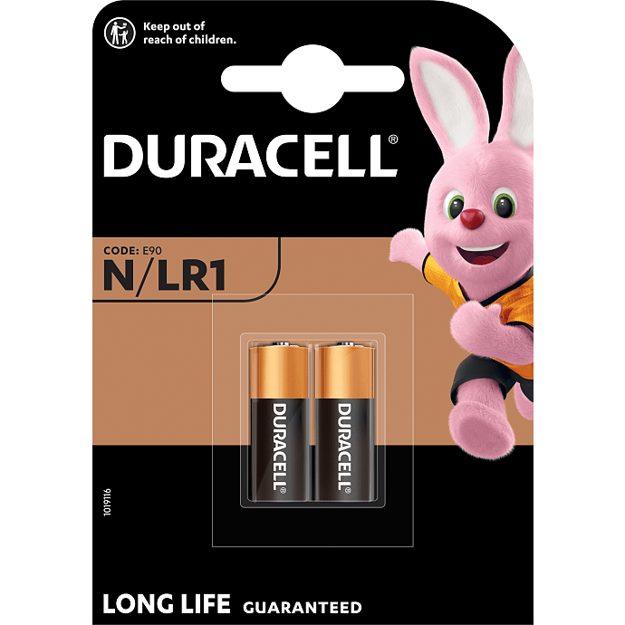 Duracell N/LR1 batterier 2-pak