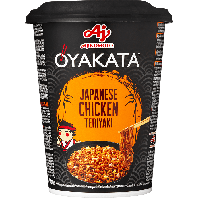 Instant kopnudler m. teriyaki og kylling