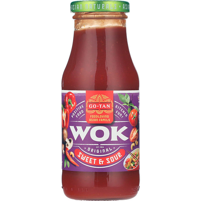 Sursød woksauce