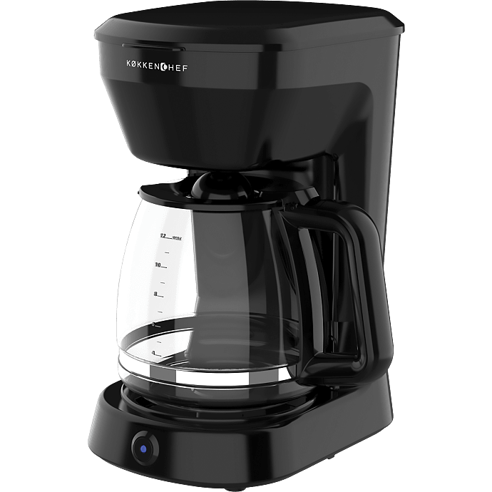 Køkkenchef kaffemaskine 1,8 liter - sort