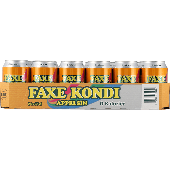 Faxe Kondi Appelsin 0 kalorier