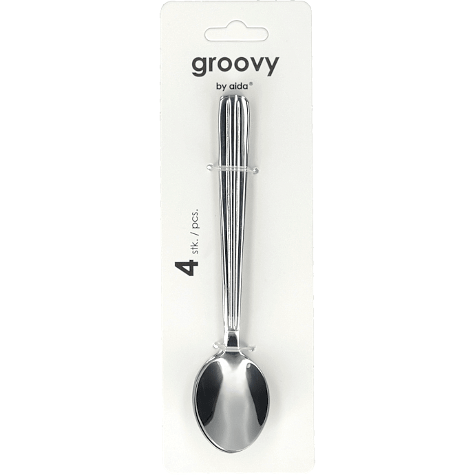 Aida Groovy Mirror kaffeskeer (4 stk.)
