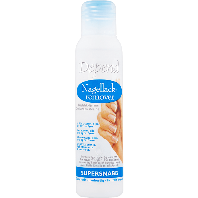 Neglelakfjerner u. acetone parfumefri