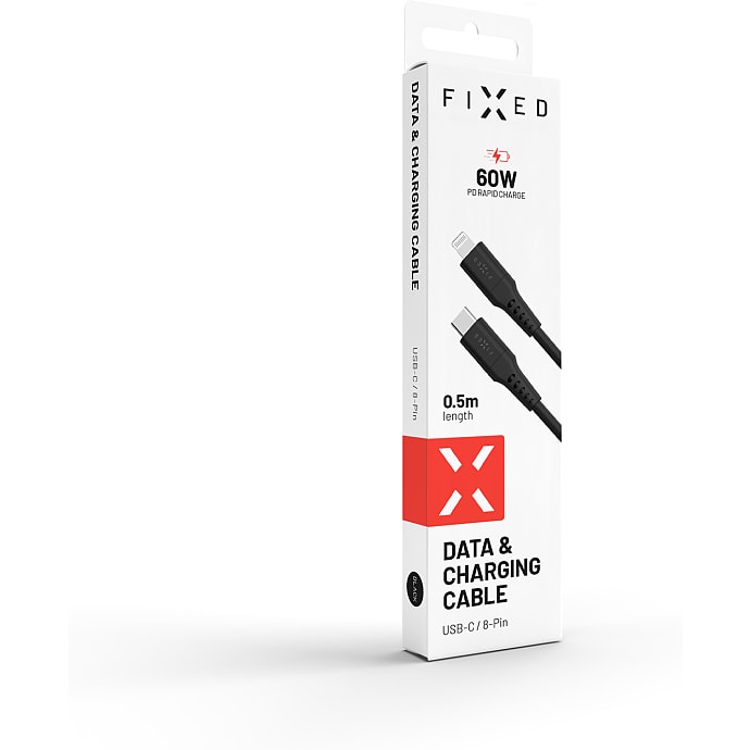 Fixed FIXDLS-CL05-BK USB-C til lightning kabel - sort