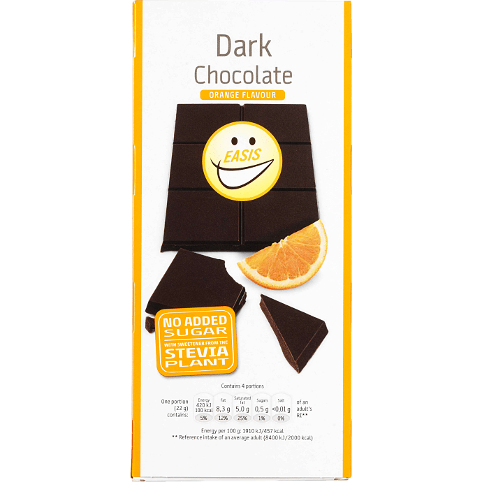 Mørk chokolade m. appelsinsmag