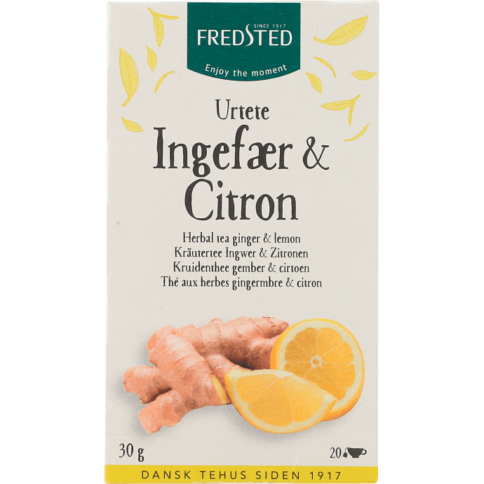 Urtete m. ingefær og citron