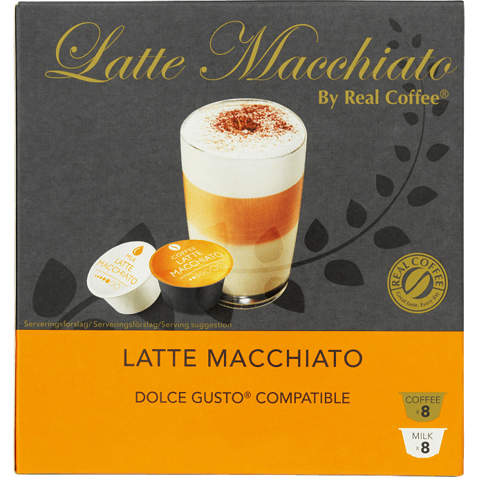 Latte macchiato kaffekapsler