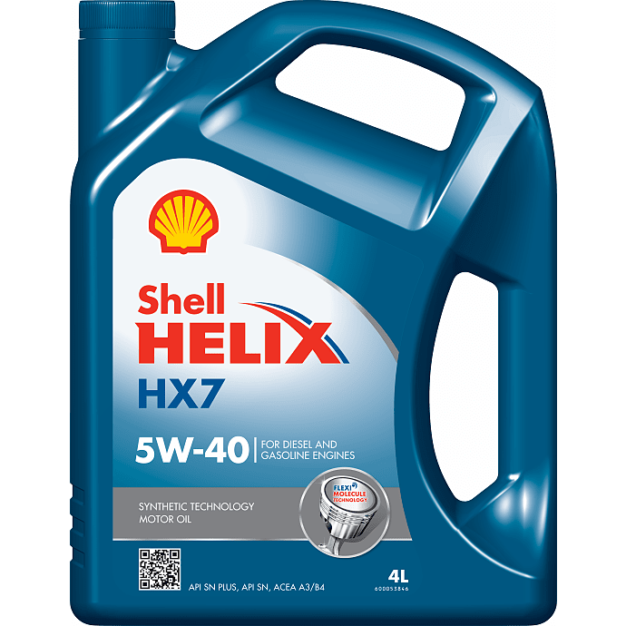 Shell Helix HX7 5W-40 motorolie 4 liter