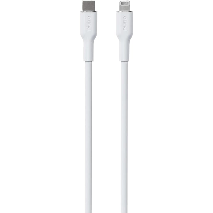 PURO USB-C lightning kabel 1,5 meter - hvid